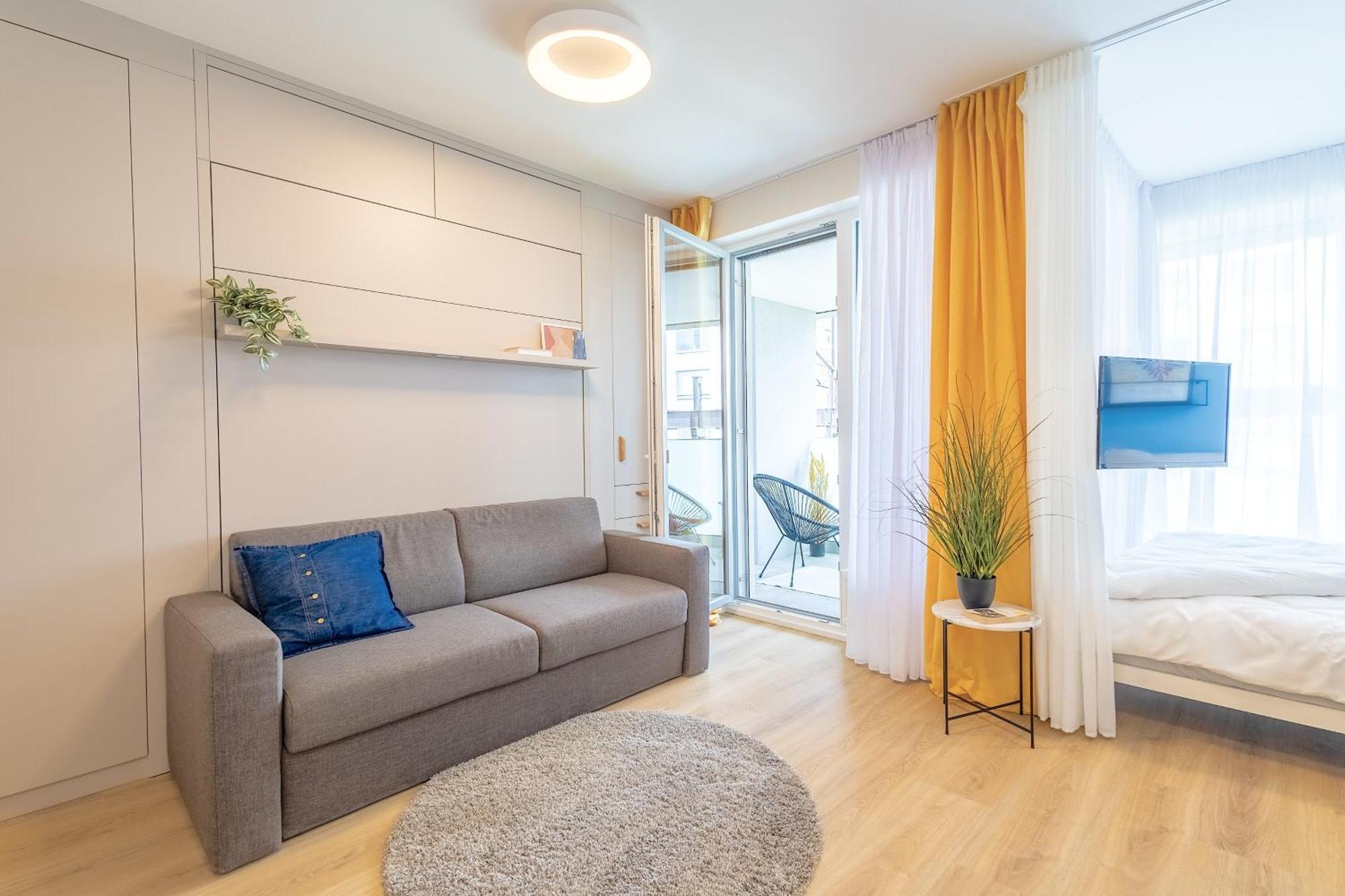 Yellow Apartment - Balcony, Free Parking, By Gravity Prag Exterior foto